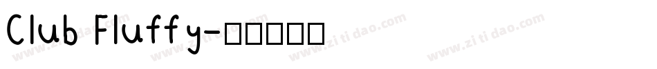 Club Fluffy字体转换